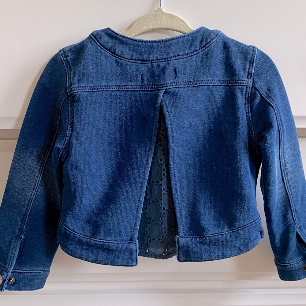 BOBOLI | Soft Denim Baby Jacket - Picture 2 of 4